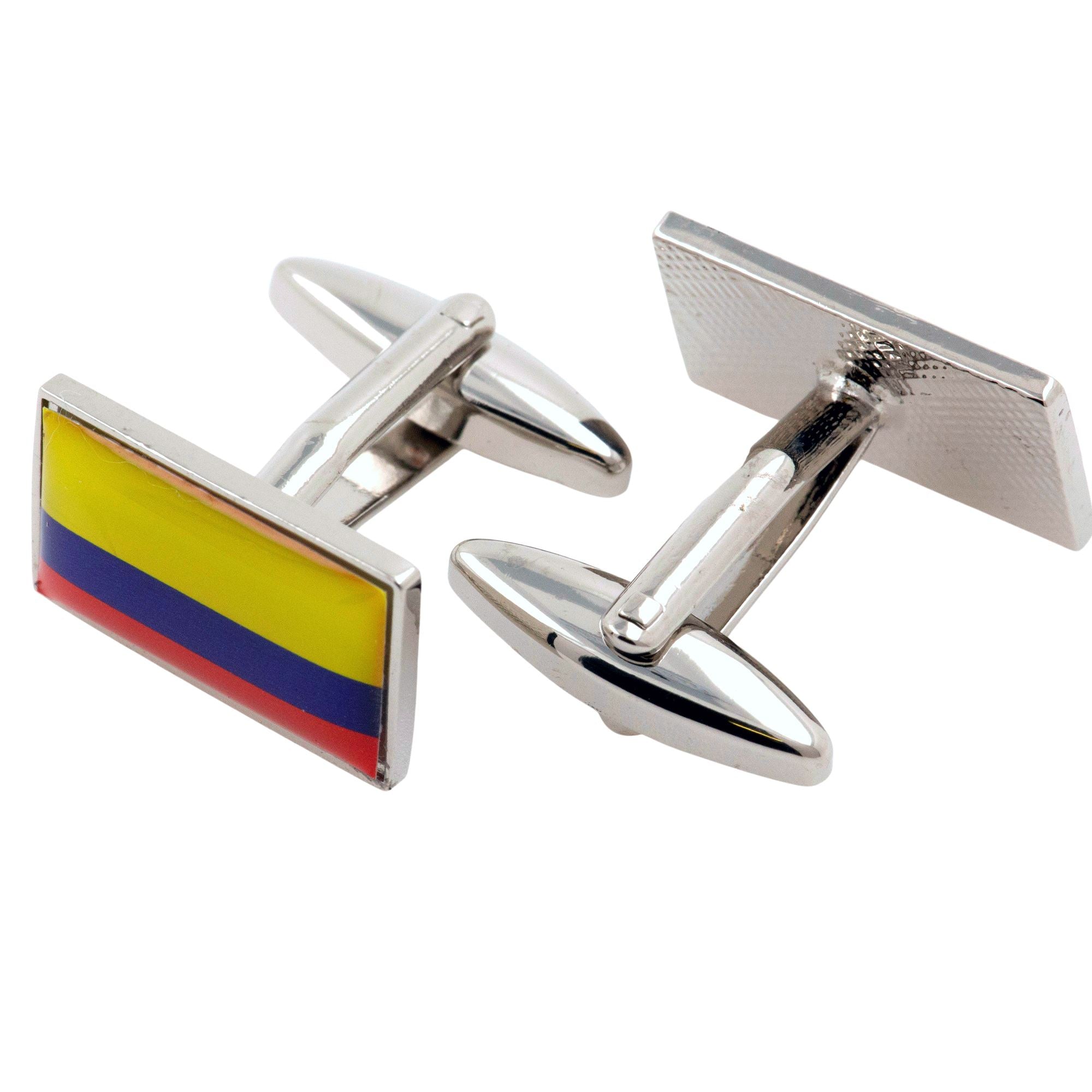 Flag of Colombia Cufflinks Novelty Cufflinks Clinks 