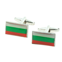 Flag of Bulgaria Cufflinks Novelty Cufflinks Clinks