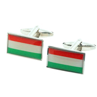 Flag of Hungary Cufflinks Novelty Cufflinks Clinks