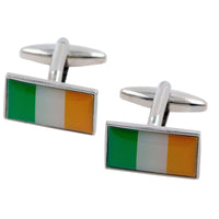 Flag of Ireland Cufflinks Novelty Cufflinks Clinks