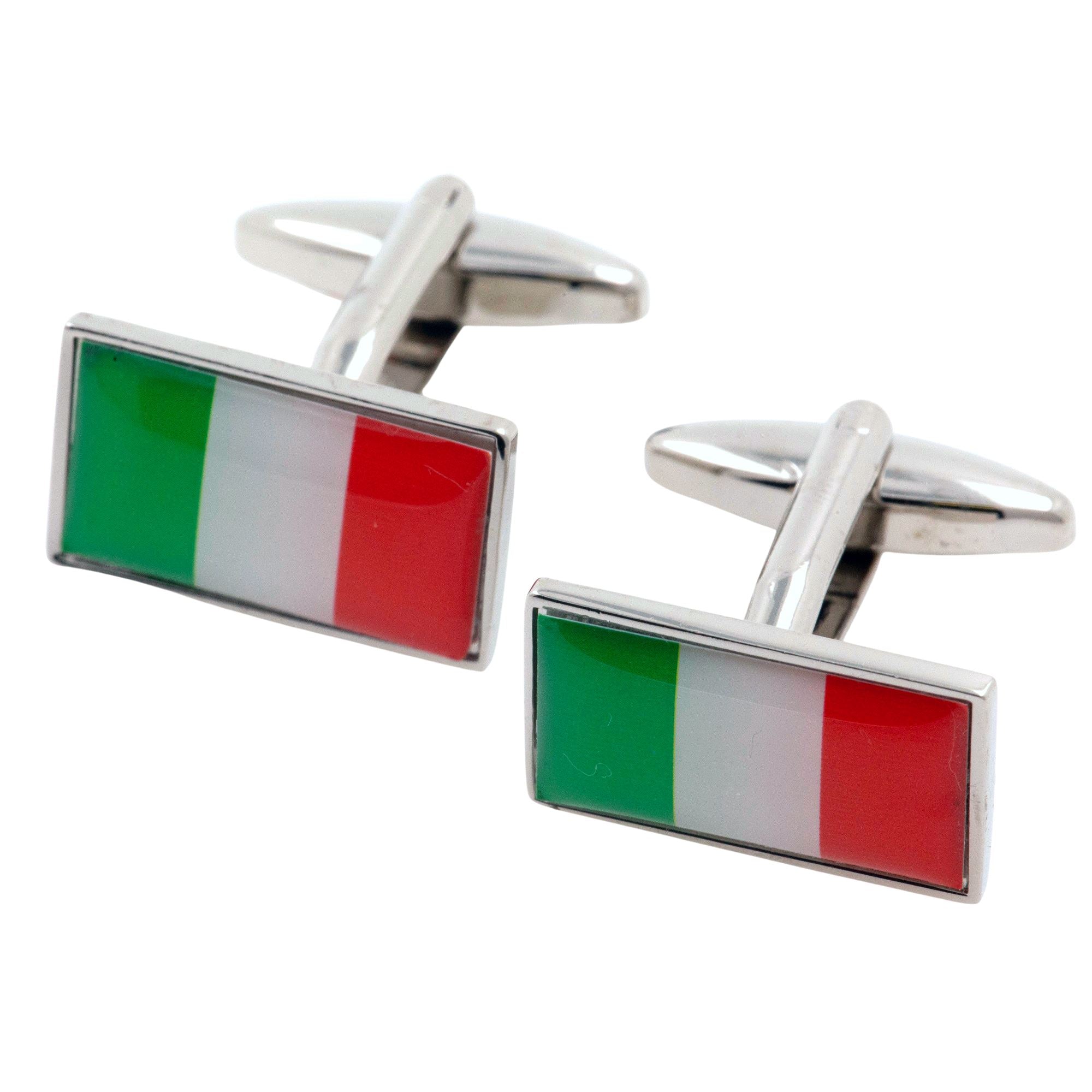 Flag of Italy Cufflinks Novelty Cufflinks Clinks 