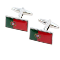 Flag of Portugal Cufflinks Novelty Cufflinks Clinks