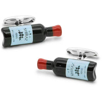 Shiraz Red Wine Bottle Cufflinks Novelty Cufflinks Clinks Australia Shiraz Red Wine Bottle Cufflinks