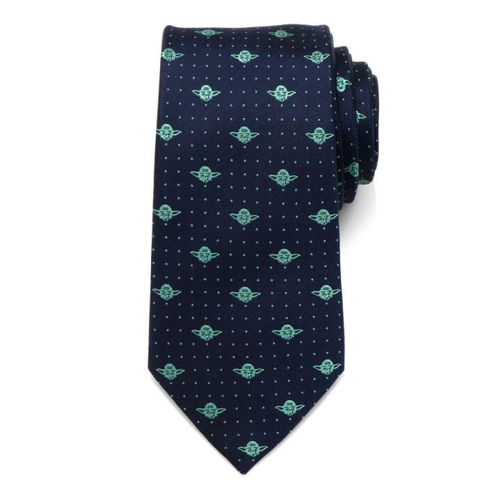 Yoda Dot Star Wars Navy Tie Ties Star Wars 