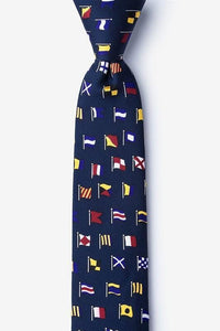 A-Z International Flags Skinny Tie Ties Clinks