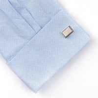 Plain Engravable Rectangle Cufflinks Classic & Modern Cufflinks Clinks Australia