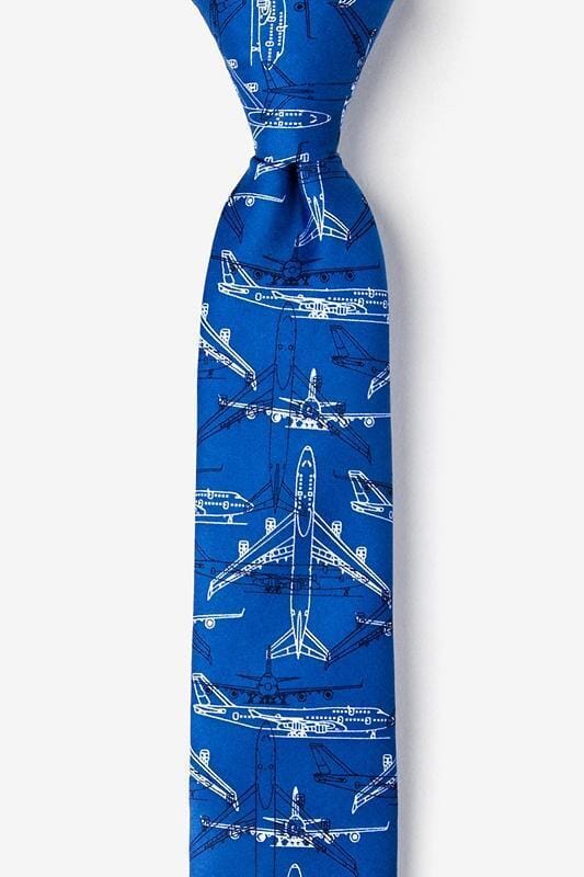 Boeing 747 Skinny Tie Ties Clinks 