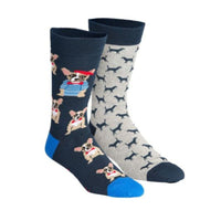 Frenchy Dogs 2 pair Socks Gift Box Socks Clinks