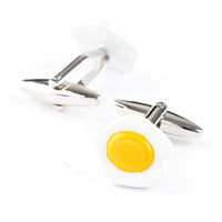 Fried Egg Cufflinks Novelty Cufflinks Clinks Australia