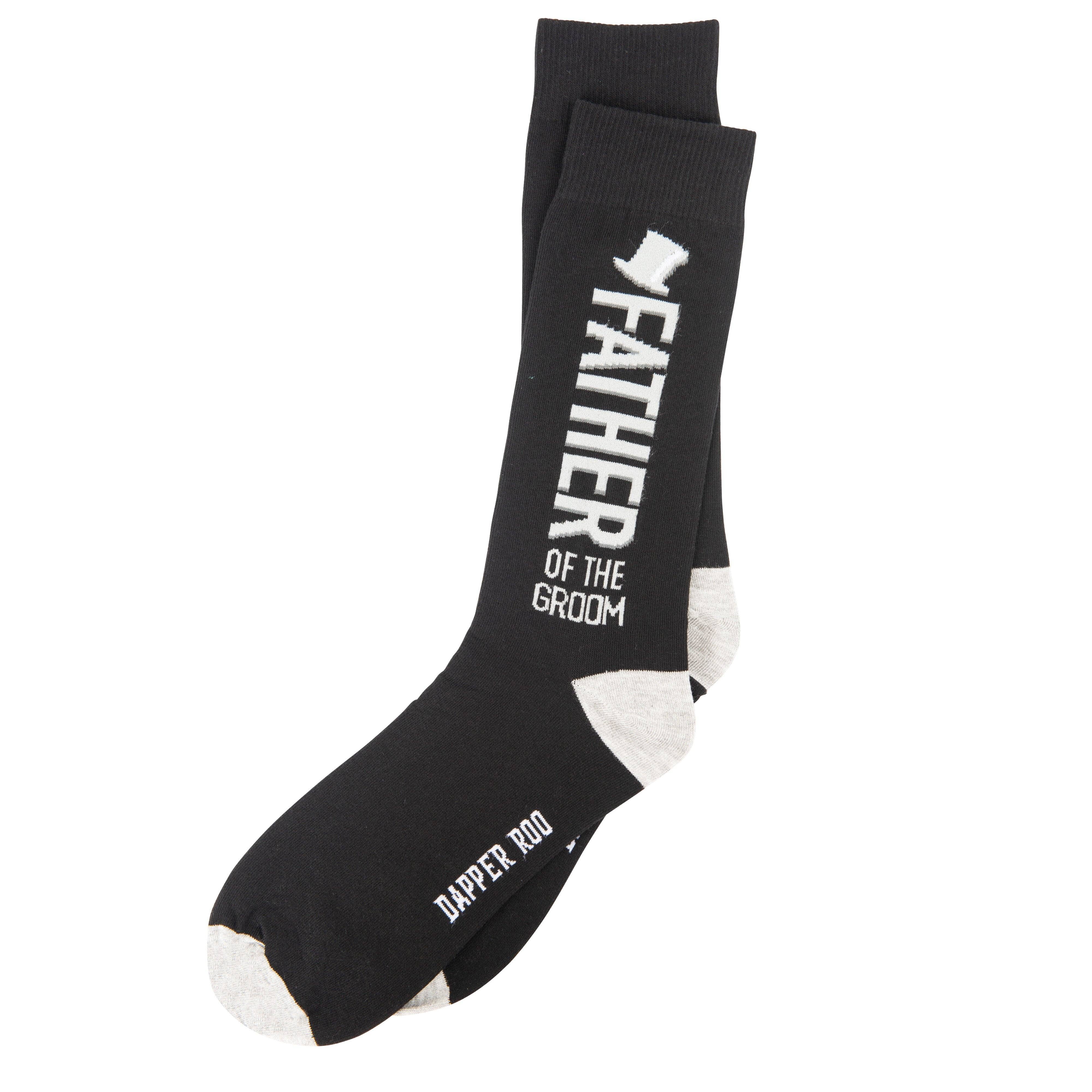 Father of the Groom Wedding Party Bamboo Socks by Dapper Roo Socks Dapper Roo 