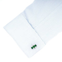 Green Cateye Cufflinks Classic & Modern Cufflinks Clinks Australia