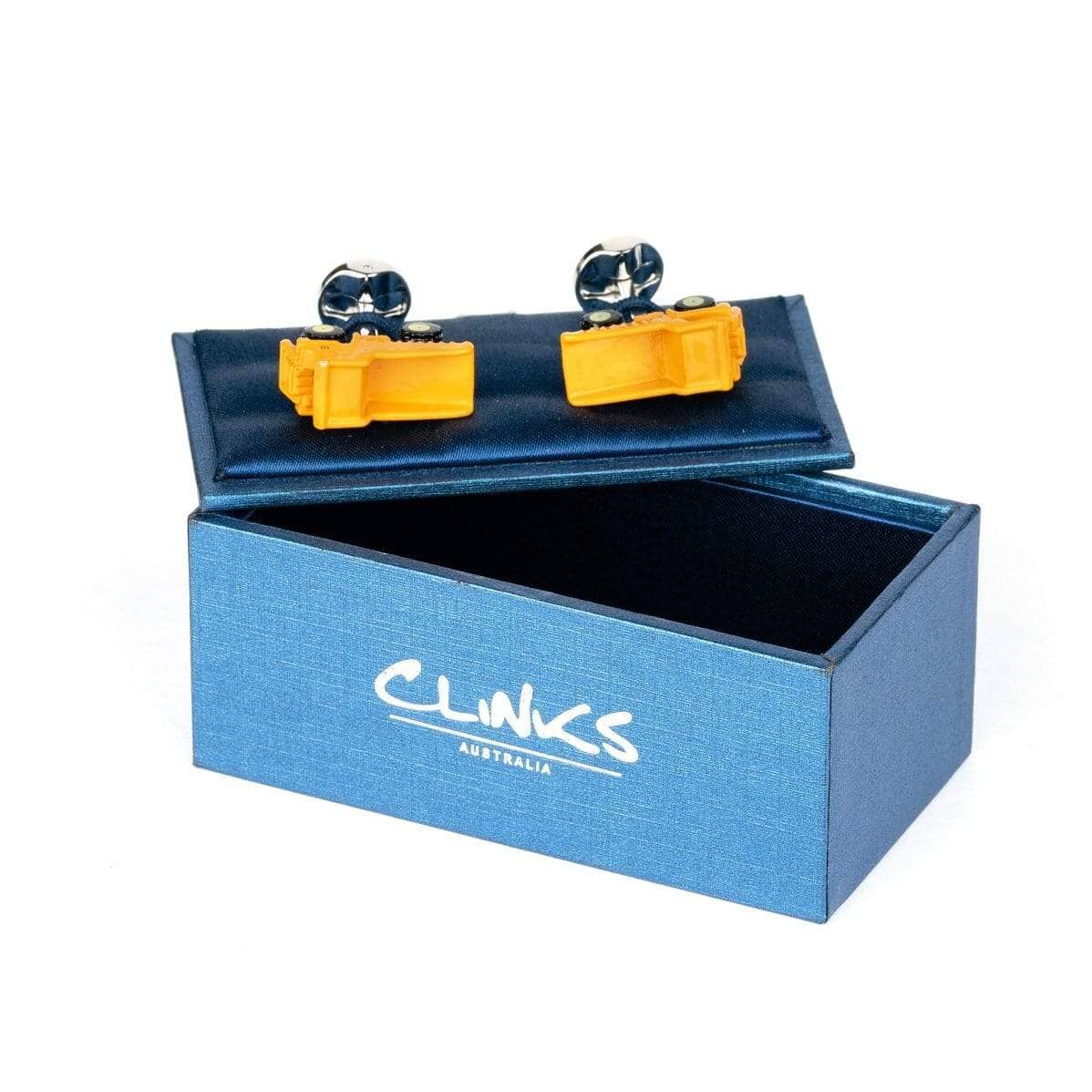 Yellow Dump Truck Cufflinks Novelty Cufflinks Clinks Australia 