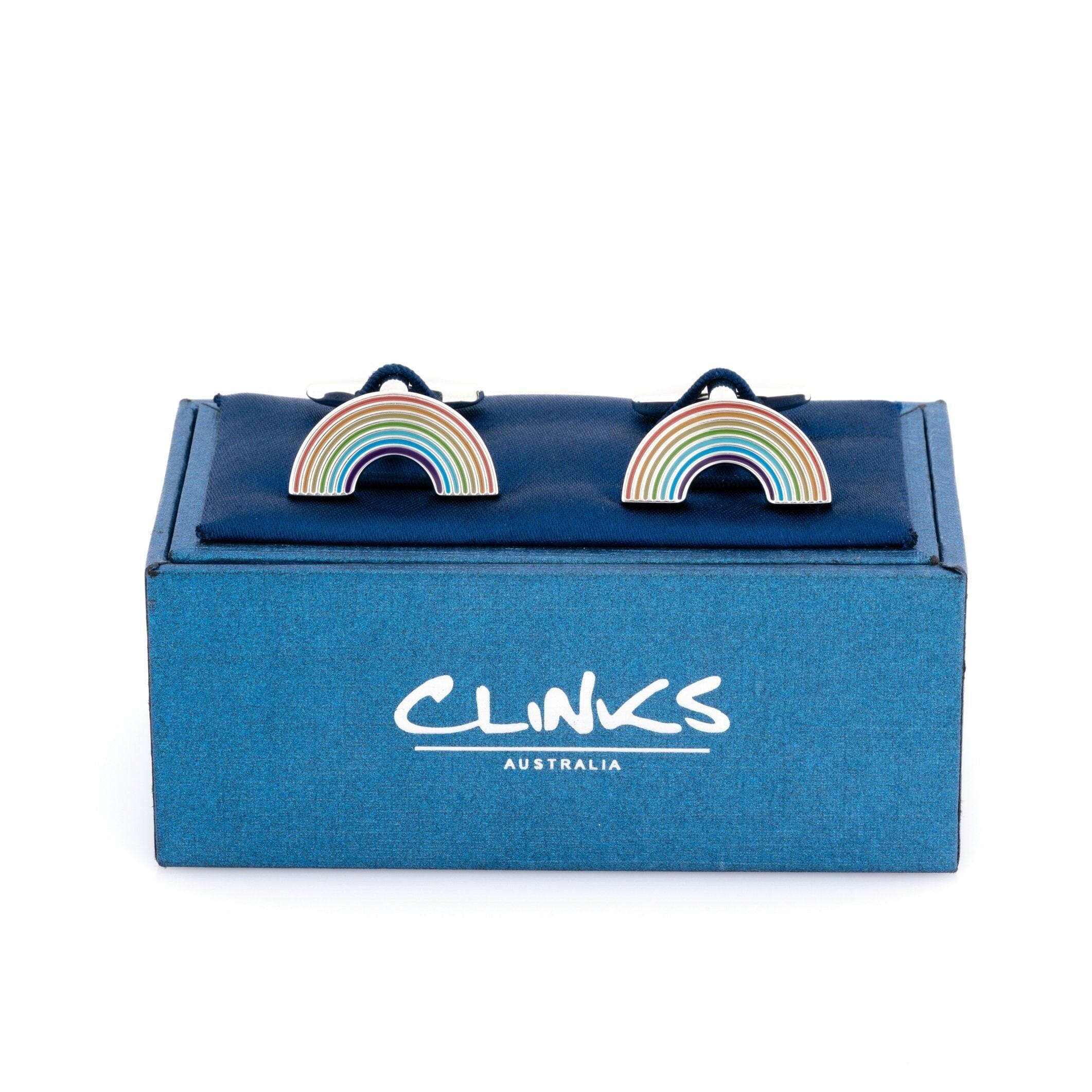 Rainbow Cufflinks Novelty Cufflinks Clinks Australia 