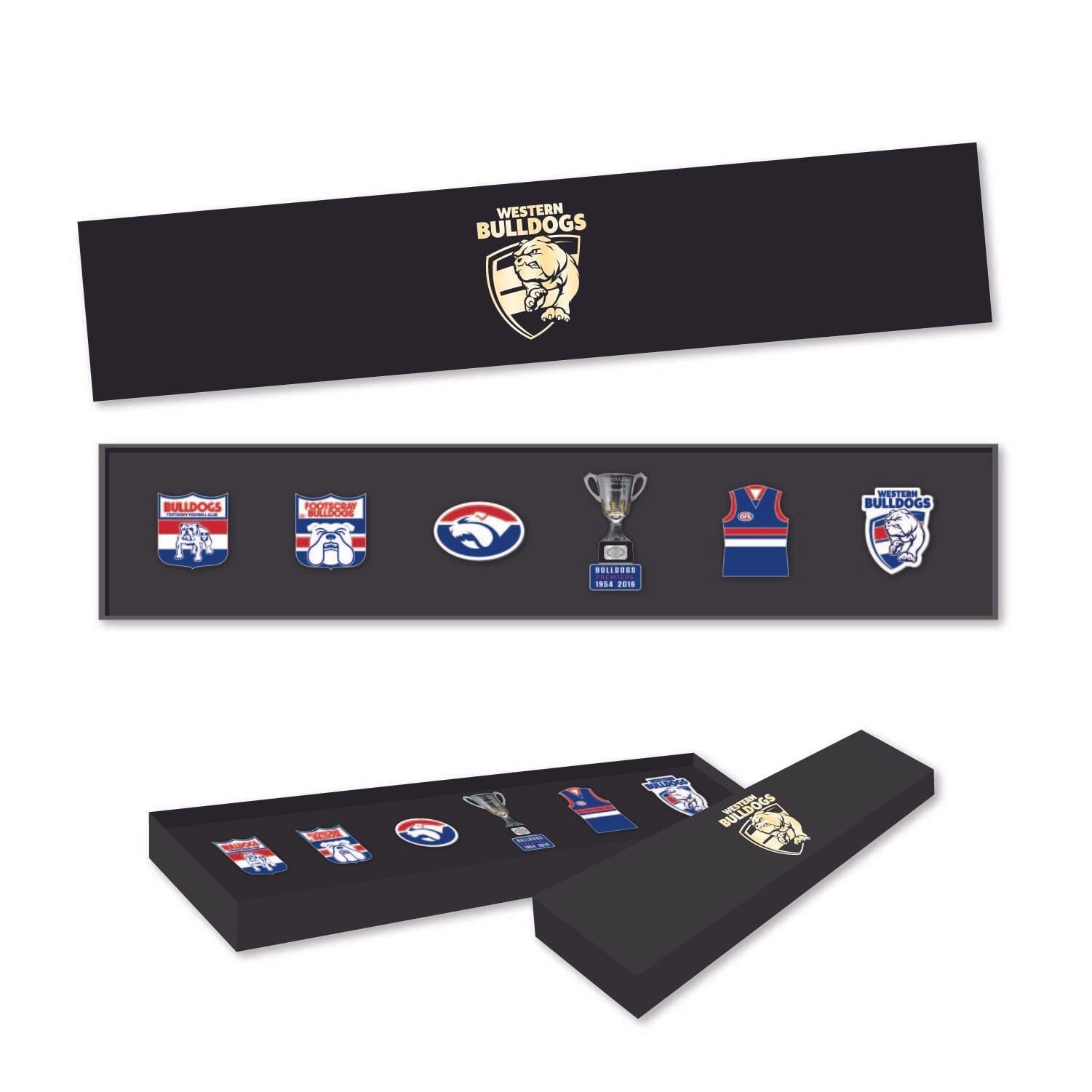 Western Bulldogs AFL Pin Set Lapel Pin Clinks 