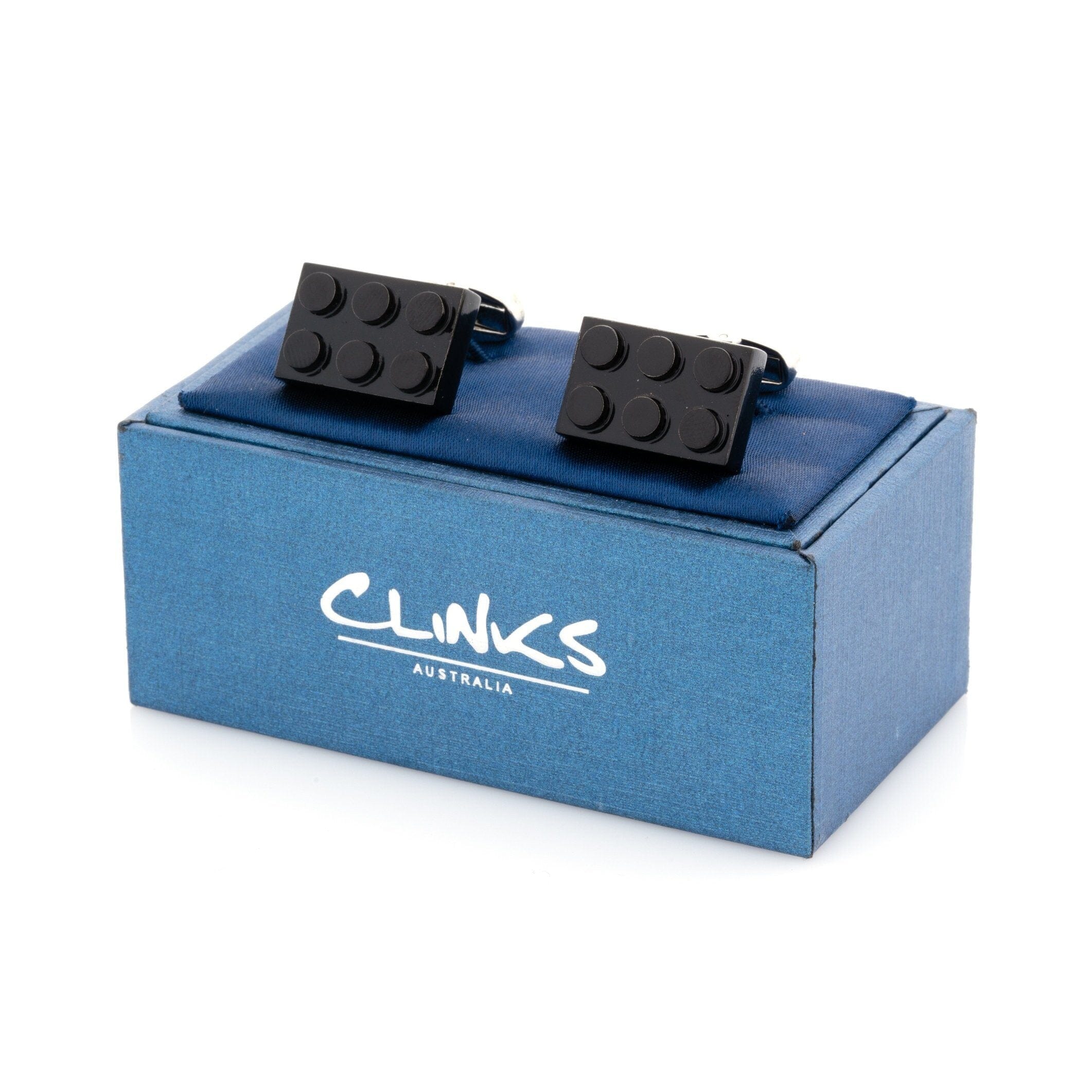 Black Building Block Cufflinks Novelty Cufflinks Clinks Australia 