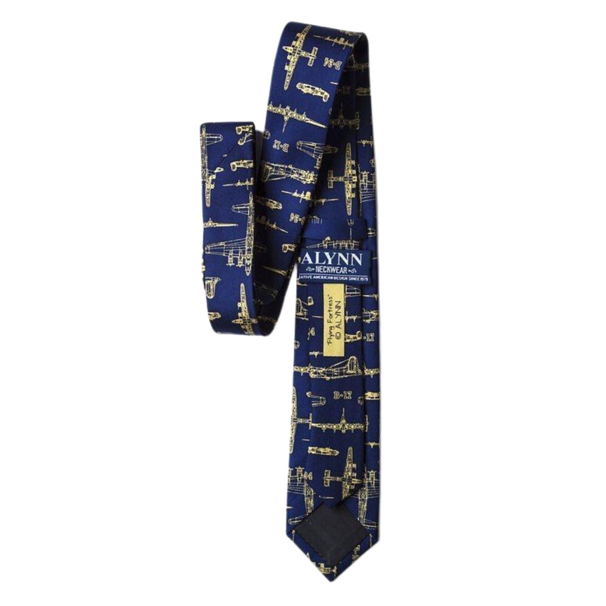 Flying Fortress Skinny Tie Ties Alynn 