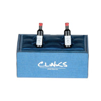 Shiraz Red Wine Bottle Cufflinks Novelty Cufflinks Clinks Australia