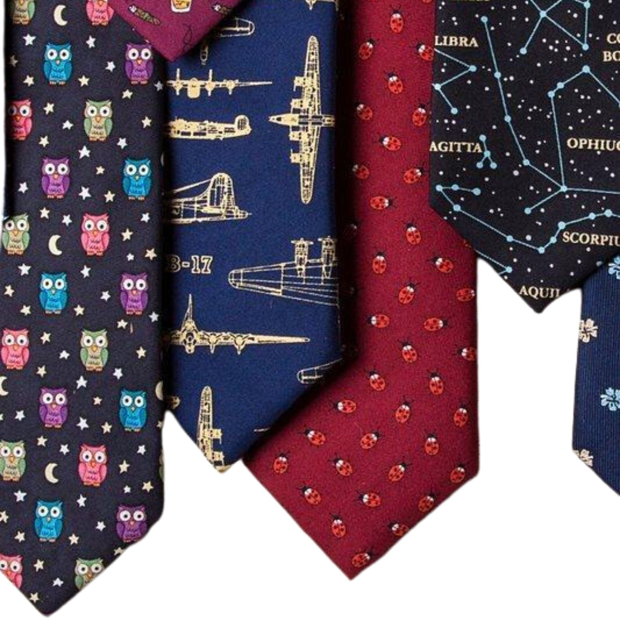 Flying Fortress Skinny Tie Ties Alynn 