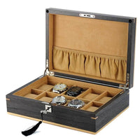 Ginko Wooden Watch Box for 10 Watches Watch Boxes Clinks