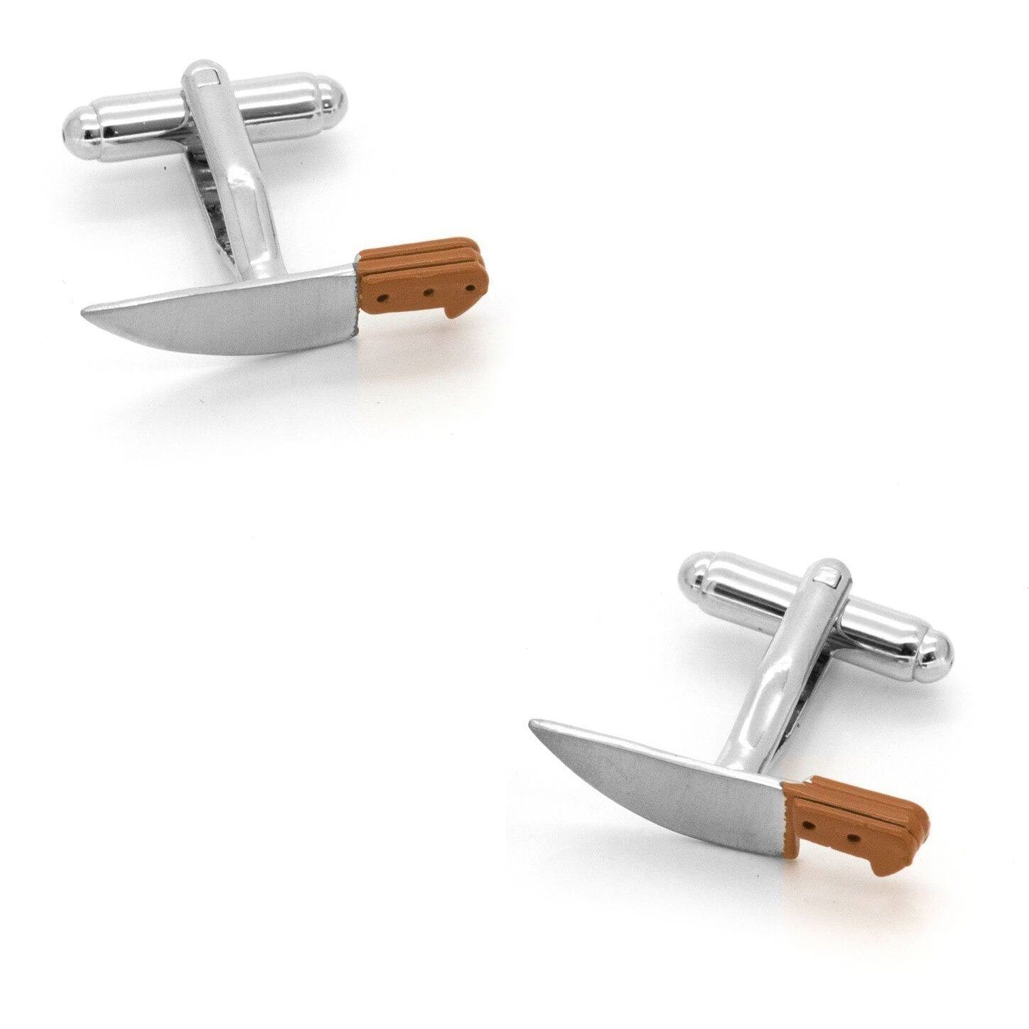 Chef / Butcher Knife Cufflinks Novelty Cufflinks Clinks Australia 