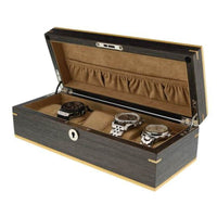 Ginko Wooden Watch Box for 5 Watches Watch Boxes Clinks