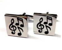 Rectangular Musical Cufflinks Novelty Cufflinks Clinks Australia