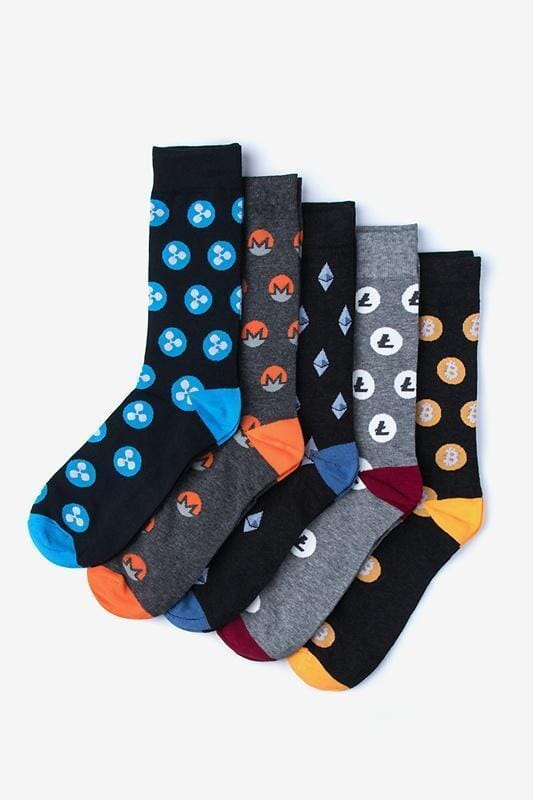 Cryptocurrency Sock Pack Socks Sock Genius 