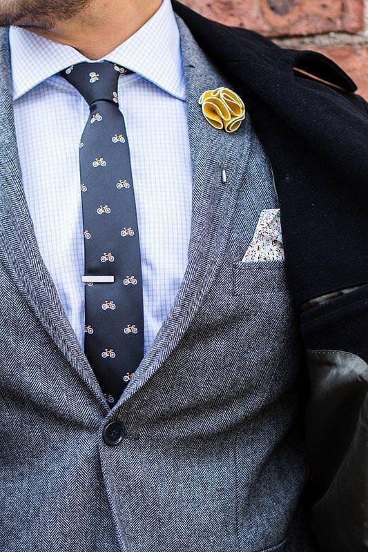 Bicycles Skinny Tie Ties Clinks 