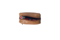 Small Leather Toiletry Bag in Tan Leather Accessories Clinks Australia