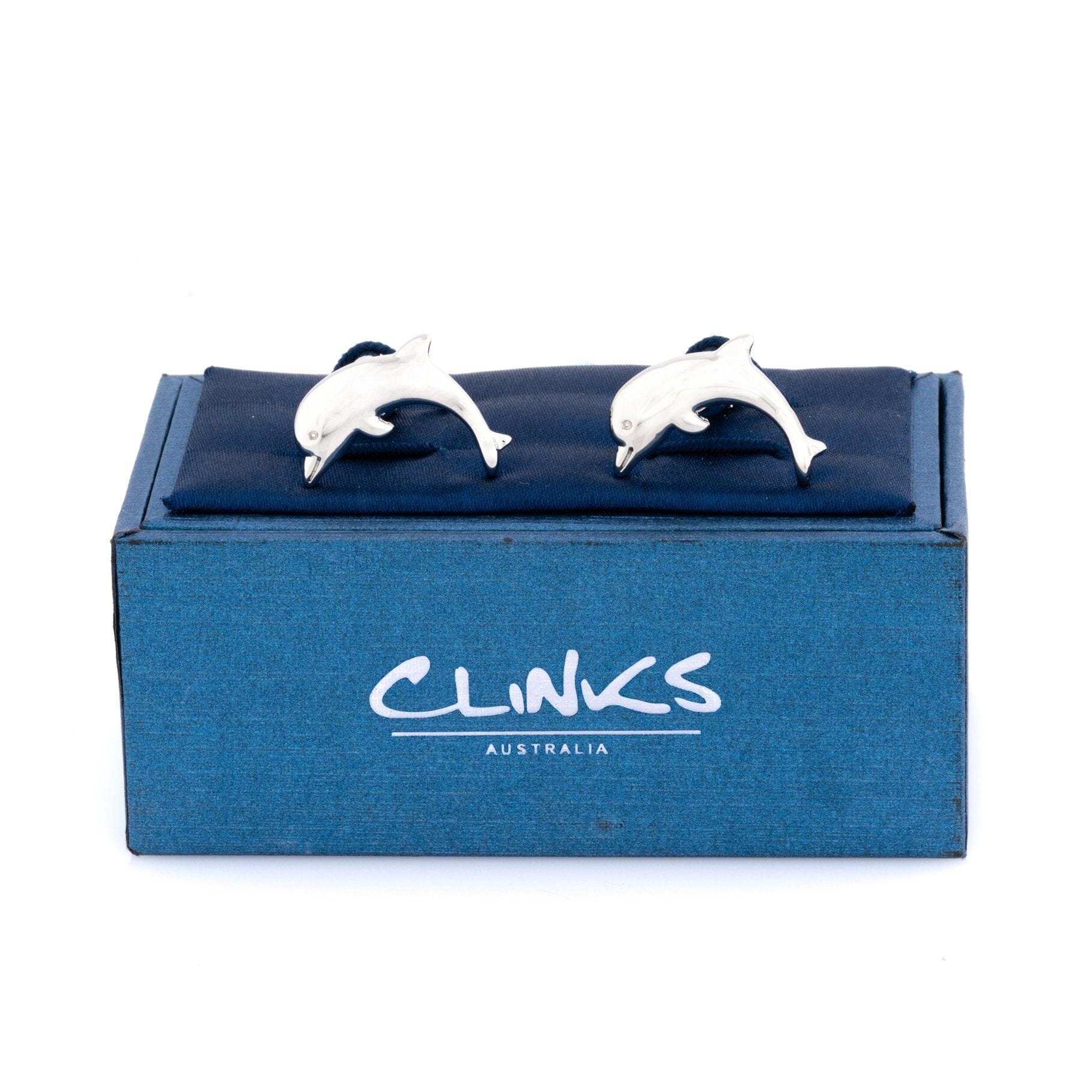 Silver Dolphin Cufflinks Novelty Cufflinks Clinks Australia 