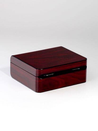 Cherry Wooden Watch Box for 6 Watches Watch Boxes Clinks 