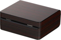Ebony Wooden Watch Box for 6 Watches Watch Boxes Clinks