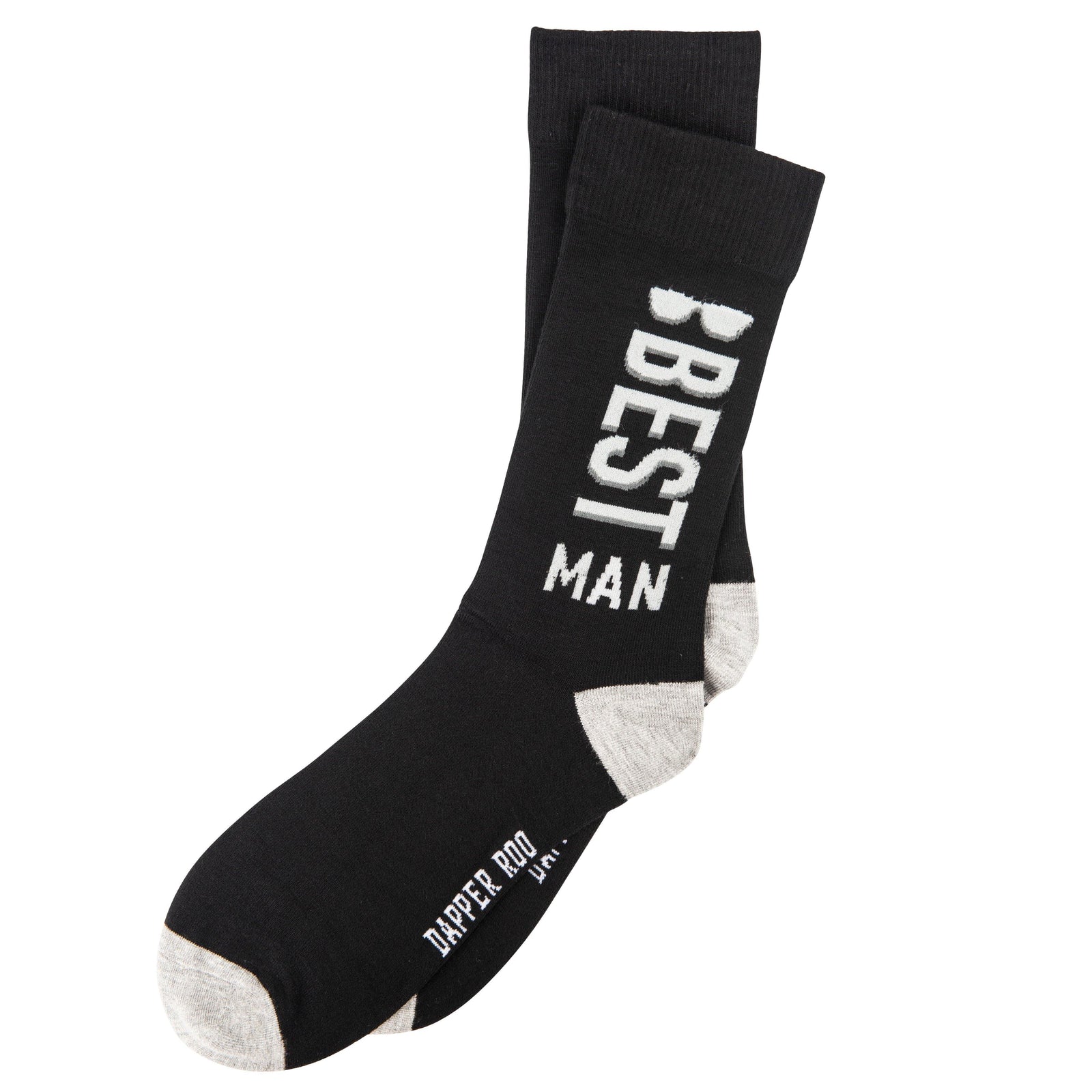 Best Man Wedding Party Bamboo Socks by Dapper Roo Socks Dapper Roo 