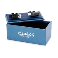 Black USB Cable Cufflinks Novelty Cufflinks Clinks Australia
