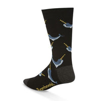 Mens Knarly Narwhal Sock Socks Bamboozld