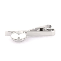 Footy Rugby Ball Tie Clip Tie Bars Clinks