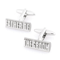 Father of the Groom Raised Lettering Wedding Cufflinks Wedding Cufflinks Clinks Australia