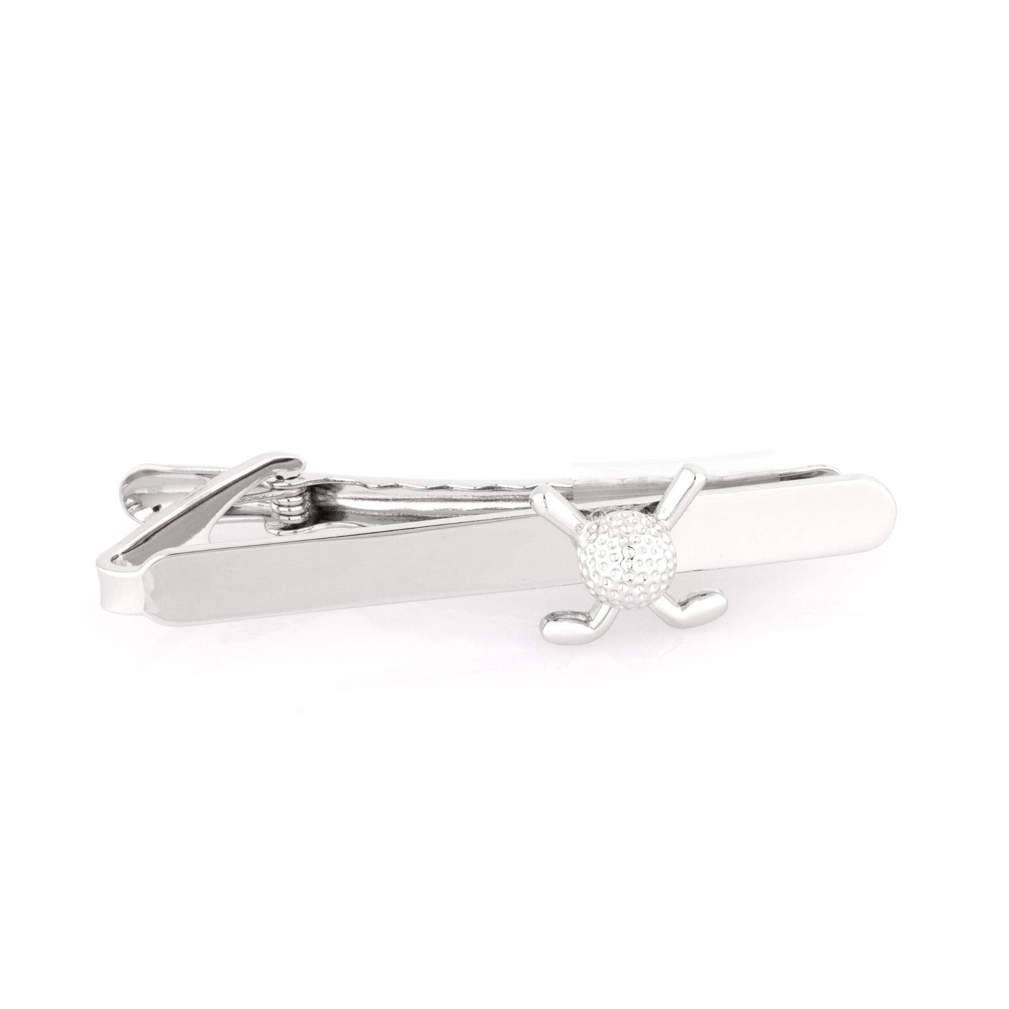Golf Club and Ball Tie Clip Tie Bars Clinks Default 