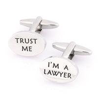 Trust Me I'm a Lawyer Cufflinks Novelty Cufflinks Clinks Australia "Trust Me, I'm a Lawyer" Cufflinks