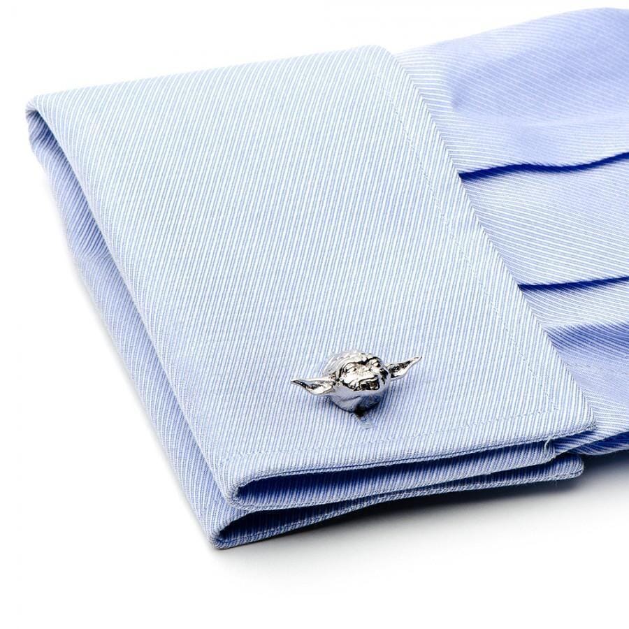Star Wars 3D Palladium Yoda Cufflinks Novelty Cufflinks Star Wars 