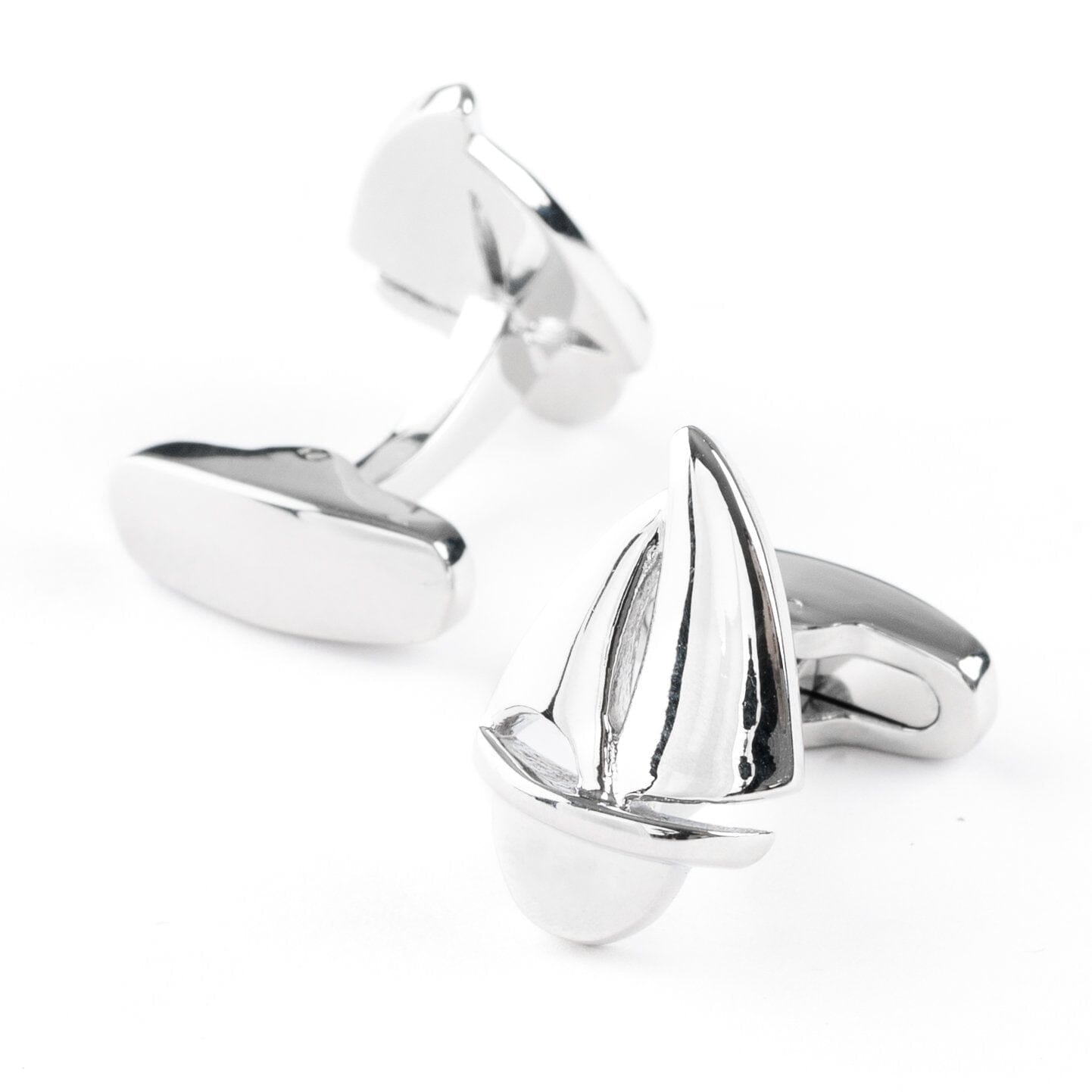 Silver Sailing Boat Yacht Cufflinks Novelty Cufflinks Clinks Australia 