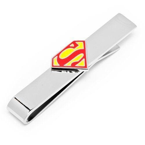 Superman Shield Tie Bar Novelty Cufflinks DC Comics Superman Shield Tie Bar 