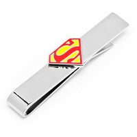 Superman Shield Tie Bar Novelty Cufflinks DC Comics Superman Shield Tie Bar