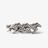 Vintage Horse Racing Tie Bar Tie Clips Clinks