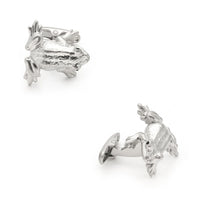 Silver Frog Cufflinks Novelty Cufflinks Clinks Australia