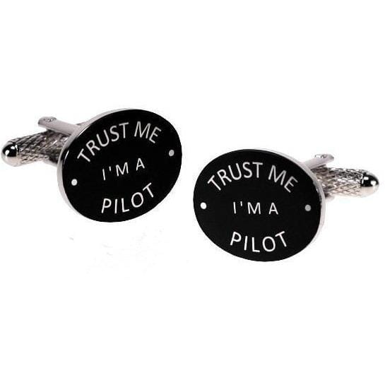 Trust Me I'm a Pilot Cufflinks Novelty Cufflinks Clinks Australia Trust Me I'm a Pilot Cufflinks 