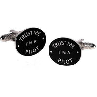 Trust Me I'm a Pilot Cufflinks Novelty Cufflinks Clinks Australia Trust Me I'm a Pilot Cufflinks