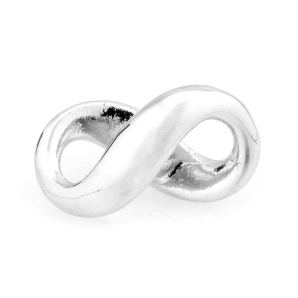 Silver Infinity Symbol Lapel Pin Lapel Pin Clinks 