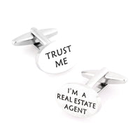Trust Me, I'm A Real Estate Agent Cufflinks Novelty Cufflinks Clinks Australia Trust Me, I'm A Real Estate Agent Cufflinks