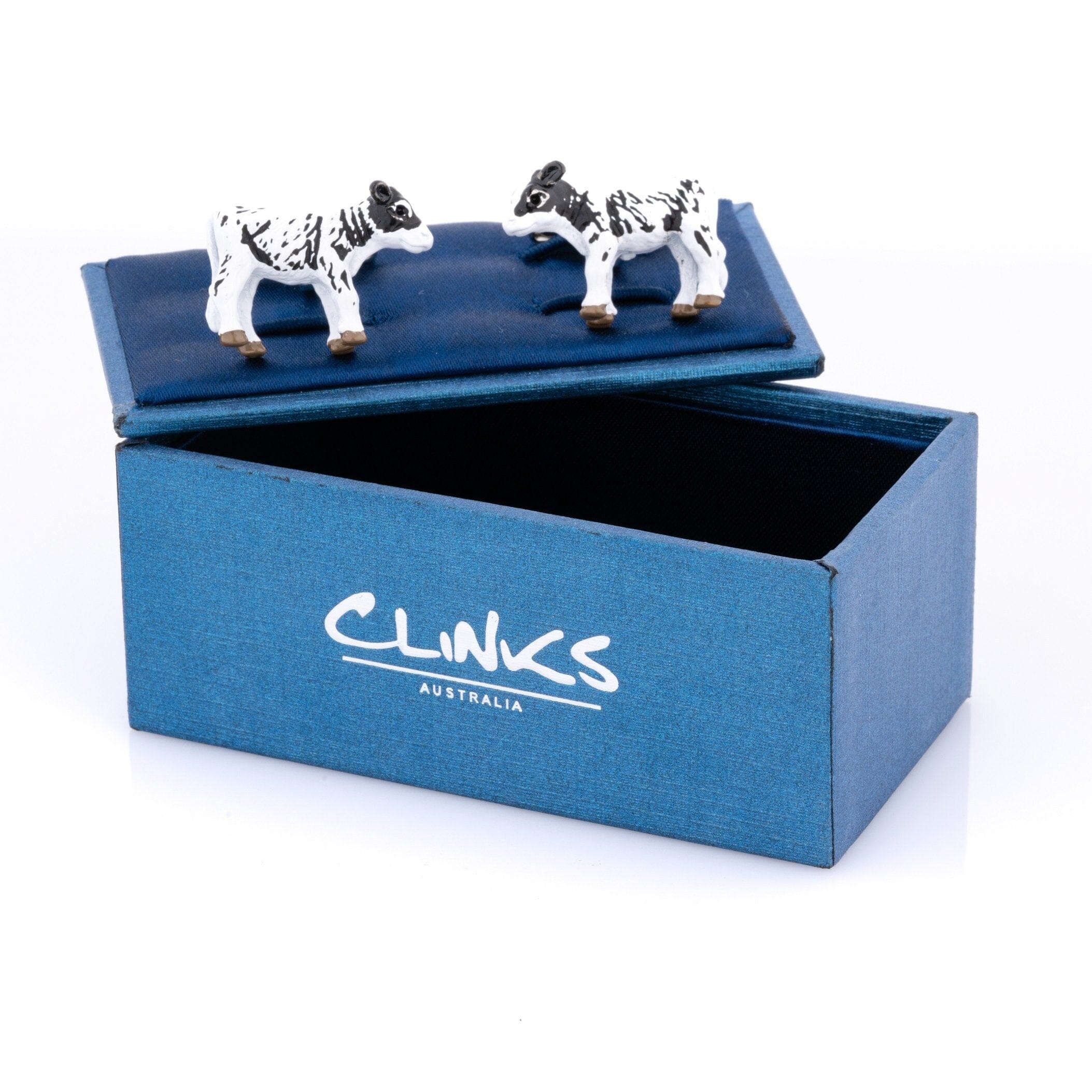 Black and White Cow Cufflinks 3D Novelty Cufflinks Clinks Australia 